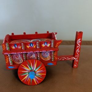 Hand painted Wooden Gypsy Caravan Storage Box